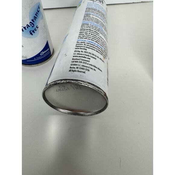 Discontinued Oust Air Sanitizer Fragrance Free Scent Spray 10 Oz .25 Full 2 Cans - Picture 5 of 6